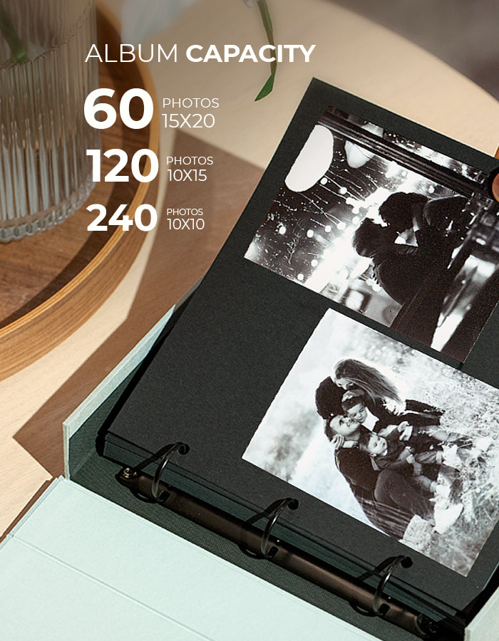 Photo Album MEMORIES Grey