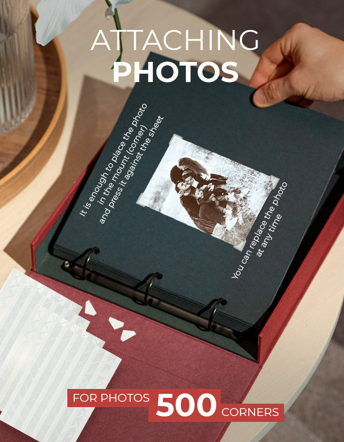 Photo Album OUR LOVE STORY Burgundy