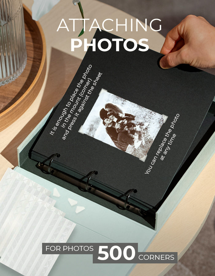 Photo Album MEMORIES Grey