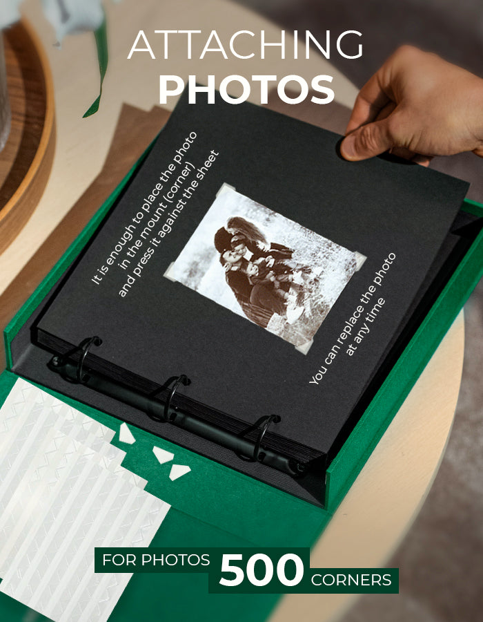 Photo Album MEMORIES Green