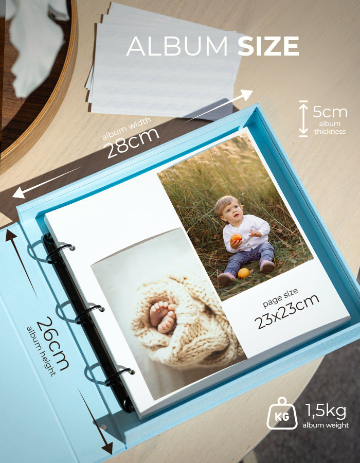 Photo Album BABY blue