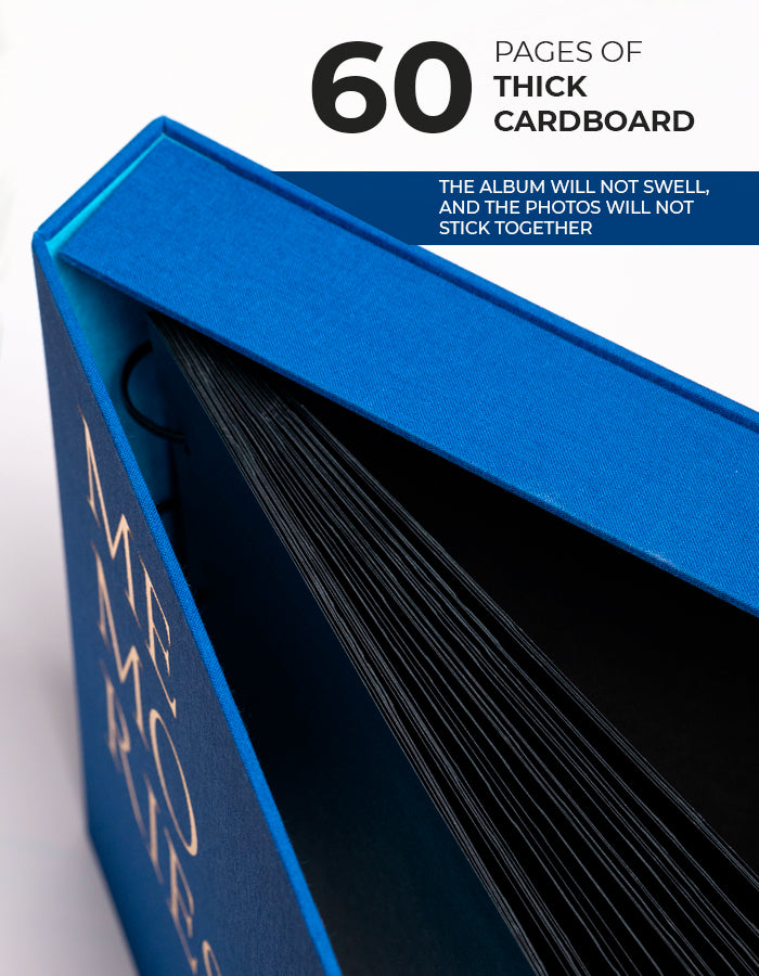 Photo Album MEMORIES Blue