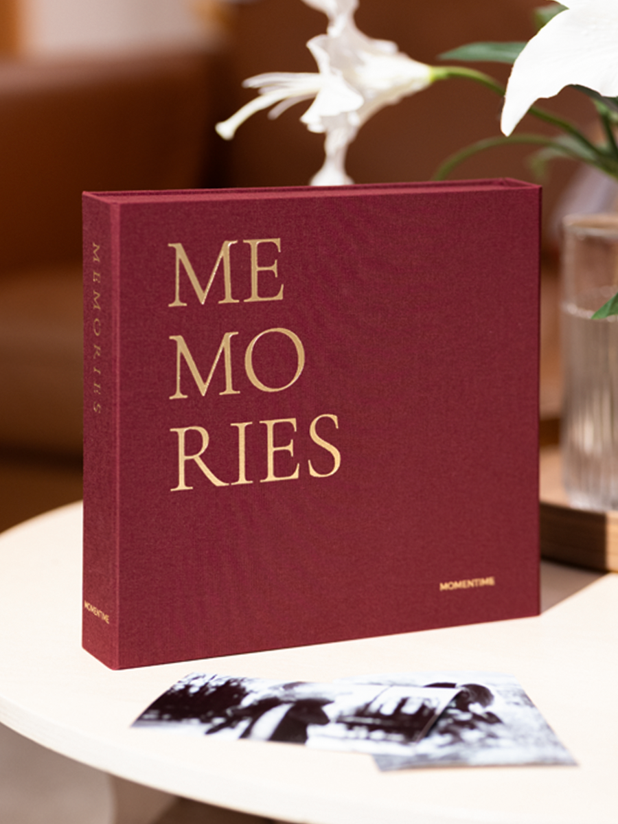 Photo Album MEMORIES Burgundy