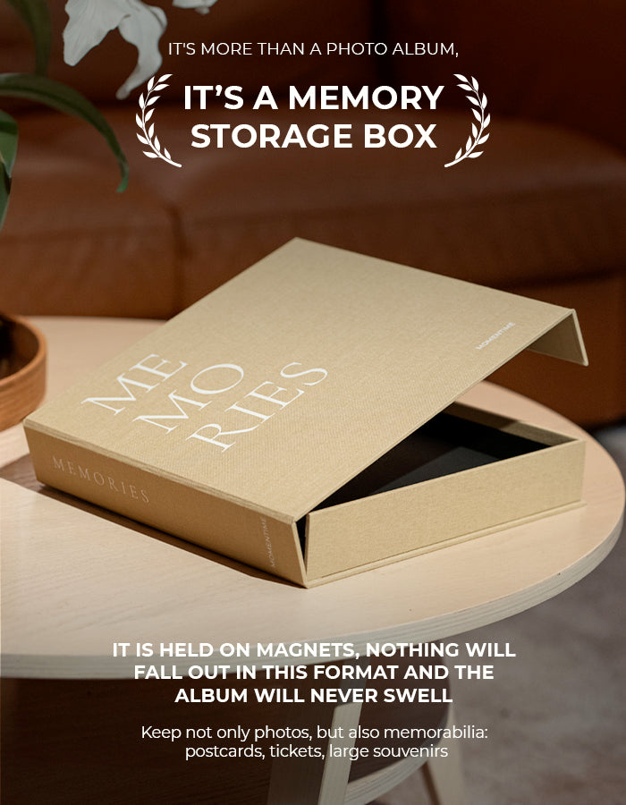 Photo Album MEMORIES Beige