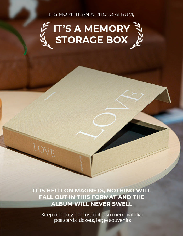 Photo Album LOVE Beige