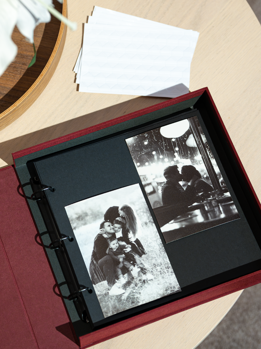 Photo Album MEMORIES Burgundy