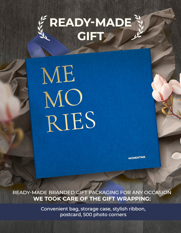 Photo Album MEMORIES Blue