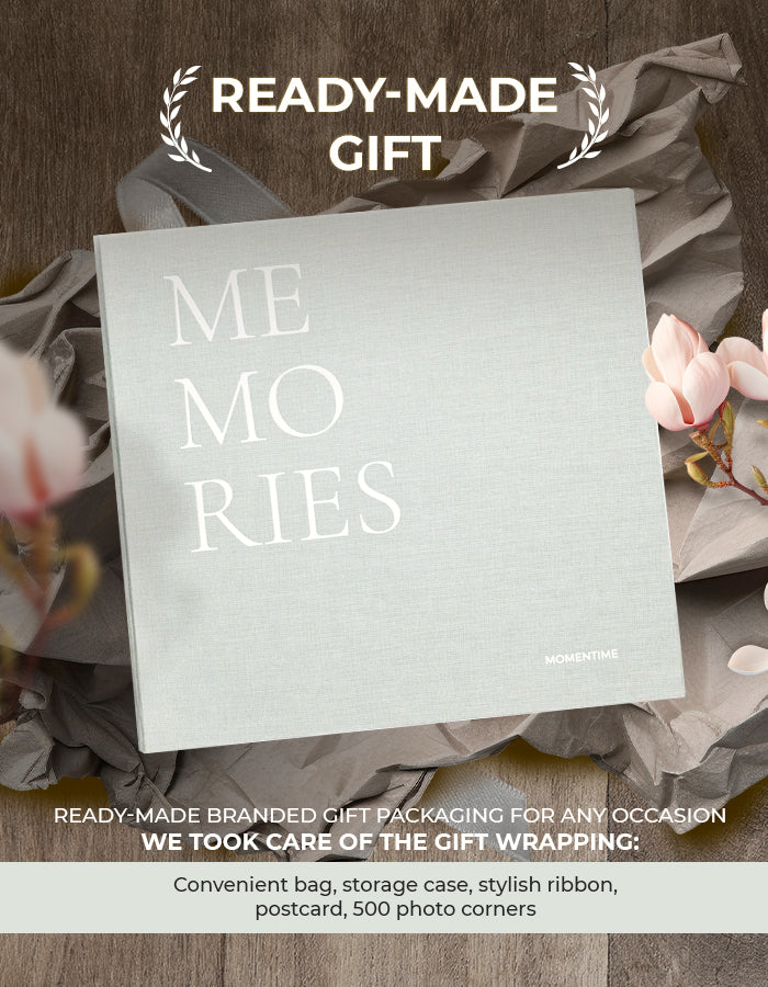 Photo Album MEMORIES Grey