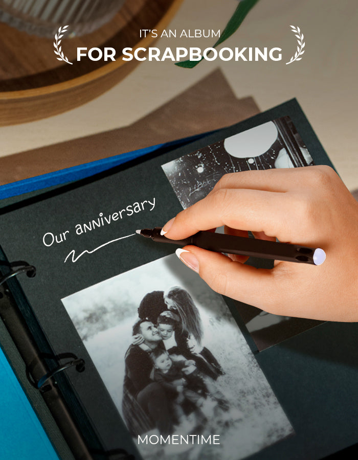 Photo Album MEMORIES Blue
