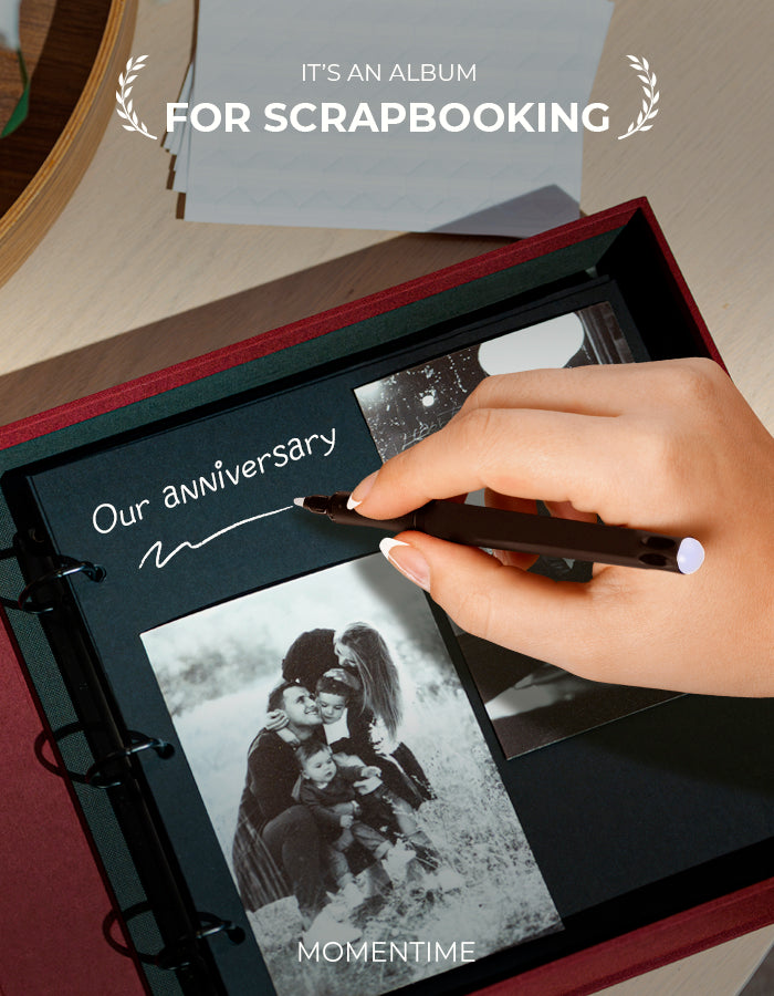 Photo Album MEMORIES Burgundy