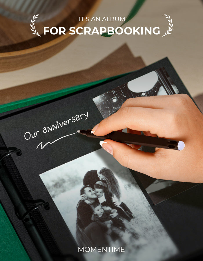Photo Album MEMORIES Green