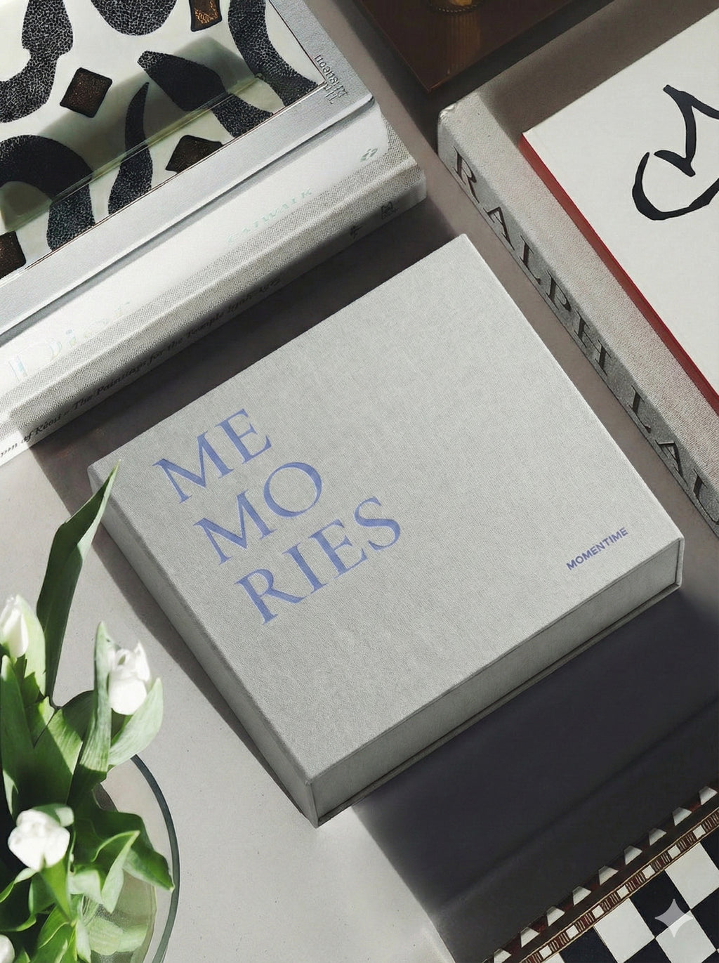 Photo Album MEMORIES Grey