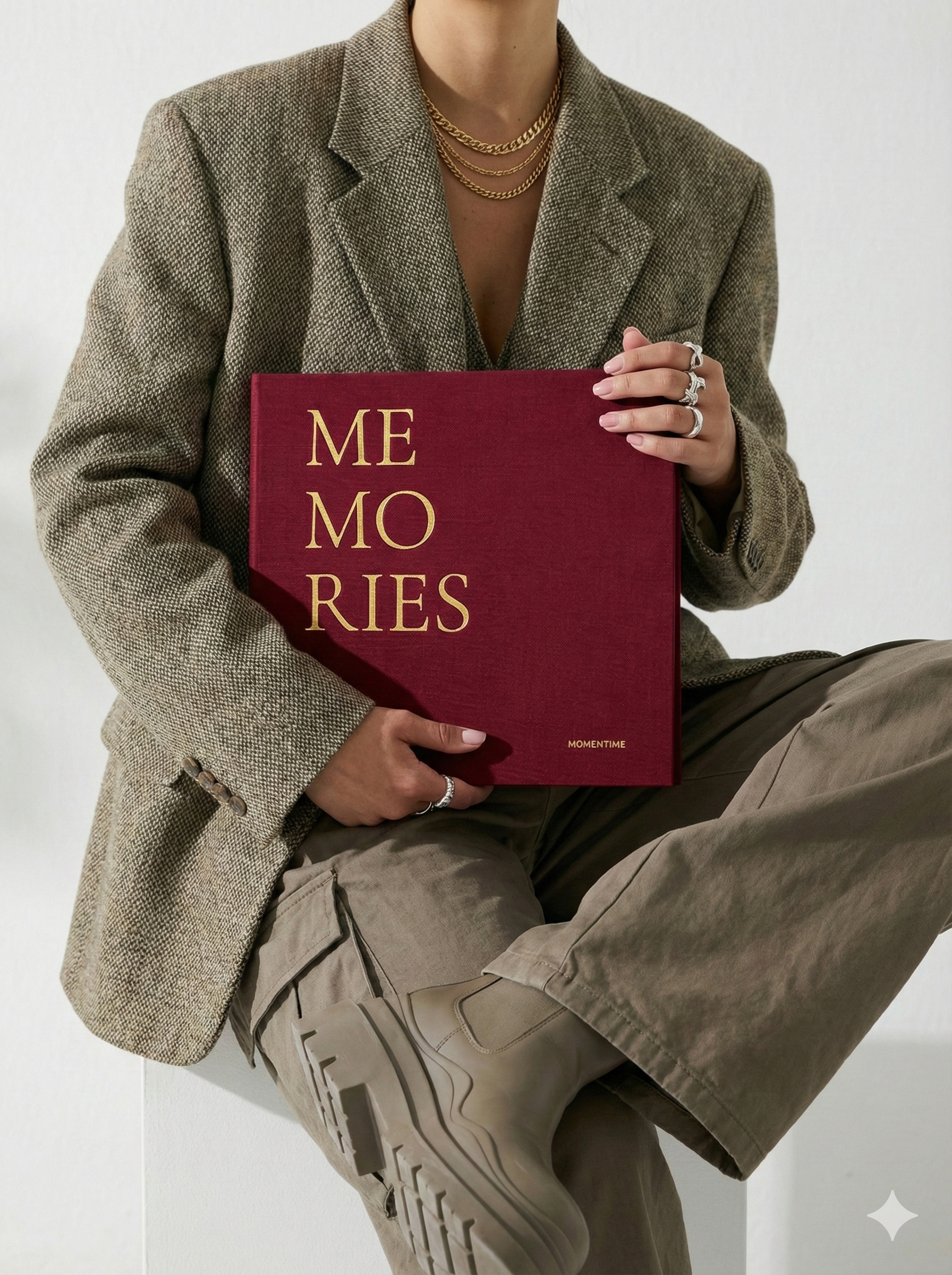 Photo Album MEMORIES Burgundy