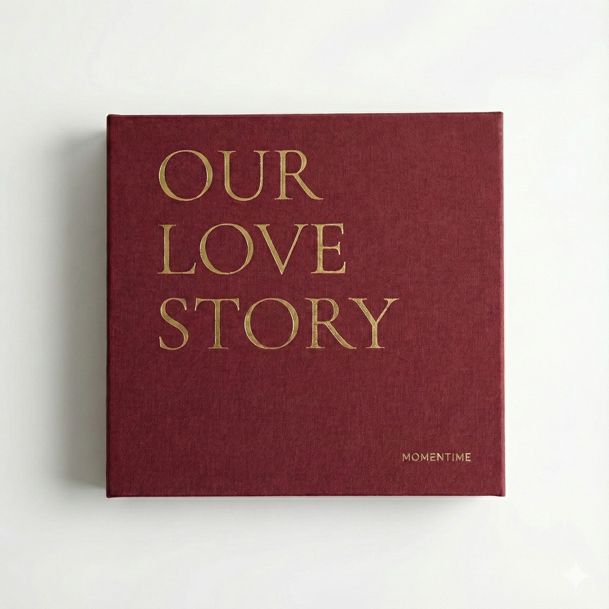 Photo Album OUR LOVE STORY Burgundy