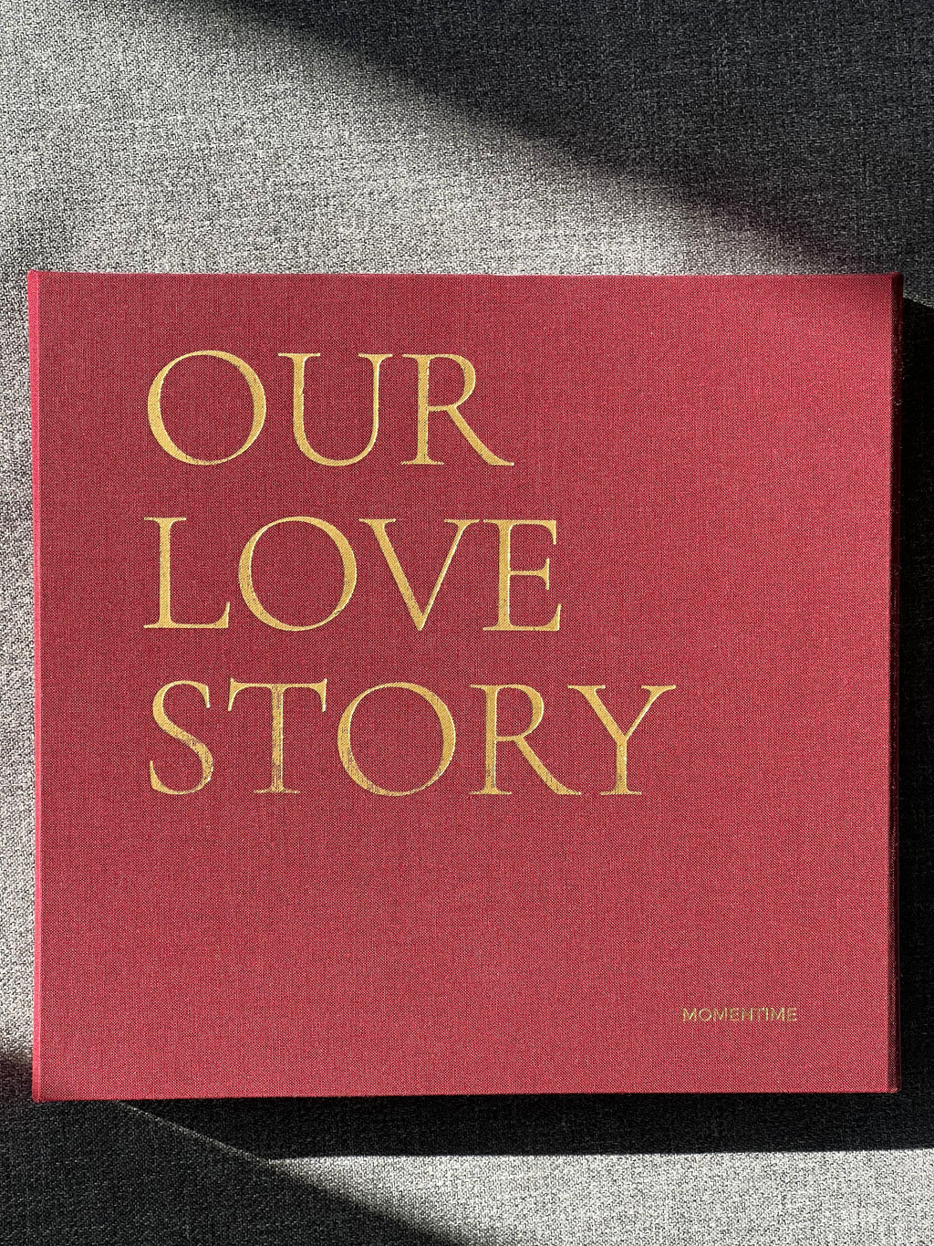 Photo Album OUR LOVE STORY Burgundy