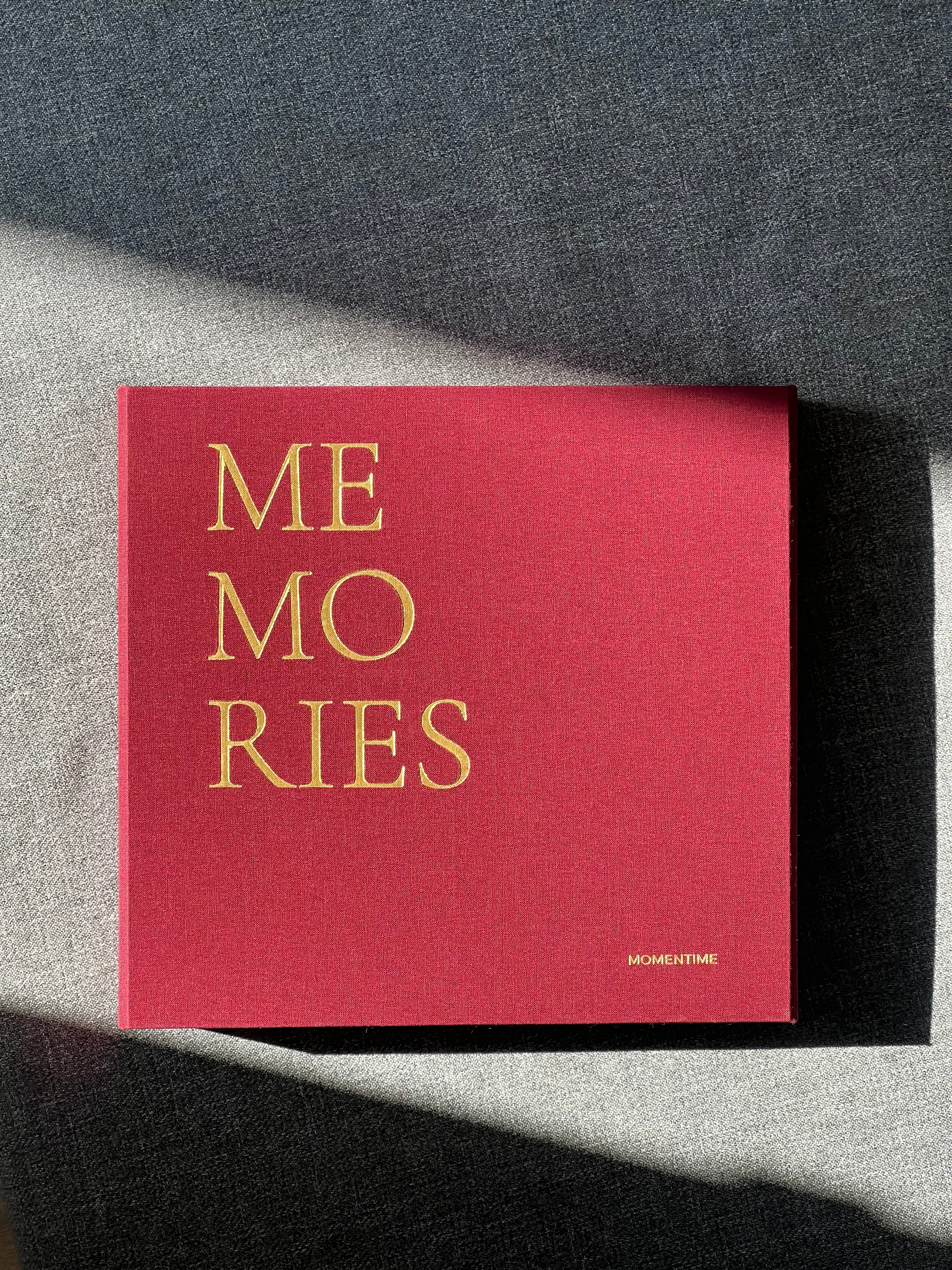 Photo Album MEMORIES Burgundy